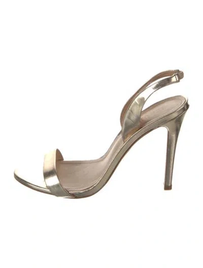 Pre-owned Schutz Leather Slingback Sandals