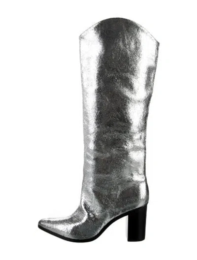 Pre-owned Schutz Leather Western Boots