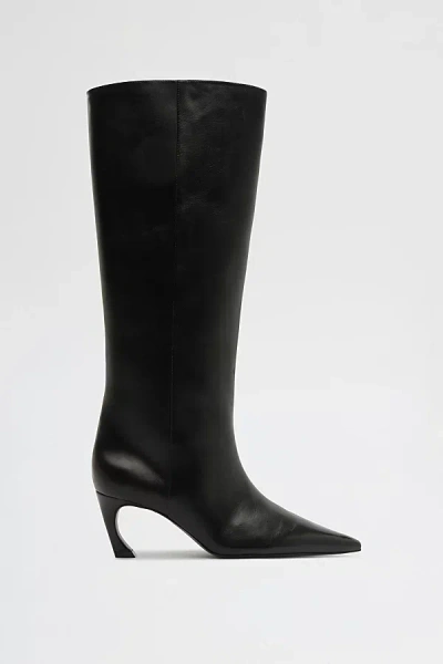 Schutz Lexi Mid Ankle Boots In Black, Women's At Urban Outfitters
