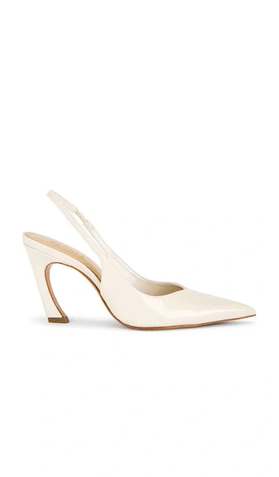 Schutz Lexi Mid Slingback Pump In White