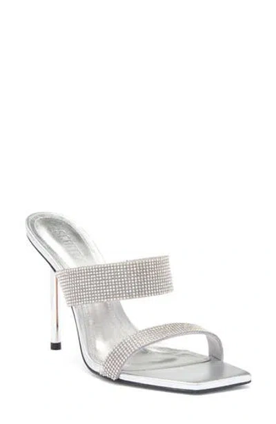 Schutz Liam Rhinestone Slide Sandal