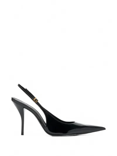 Schutz Liora Pointed-toe Slingback Pumps In Black