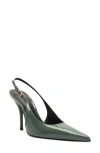 Schutz Liora Slingback Pointed Toe Pump In Brown