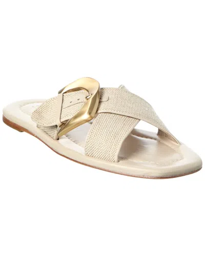 Schutz Lois Slide Sandal In White
