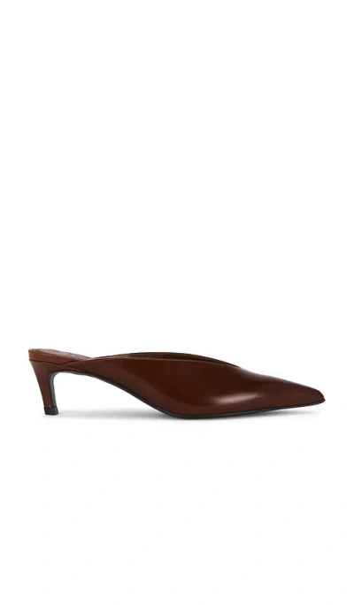Schutz Loren Mid Mule Pump In Brown