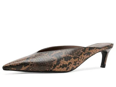 SCHUTZ LOREN MID WOMEN'S SHOES PECAN BROWN: 10 M
