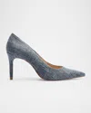 Schutz Lou Fabric Stiletto Pumps In Blue