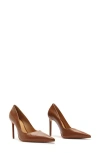 Schutz Lou Pointed Toe Pump In Wood