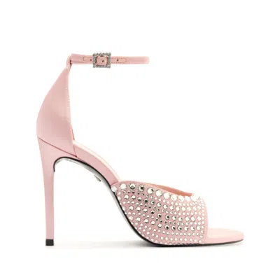 Schutz Louise Satin Sandal In Pink