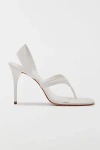 Schutz Lume Heeled Thong Sandal In White, Women's At Urban Outfitters