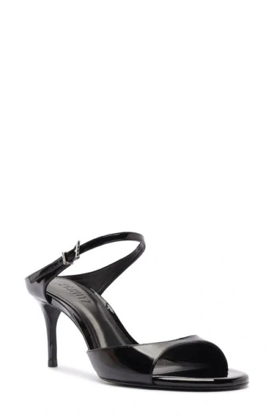 Schutz Lyra Mid Ankle Strap Sandal In Black