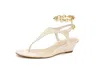 Schutz Lys Wedge Sandal In White