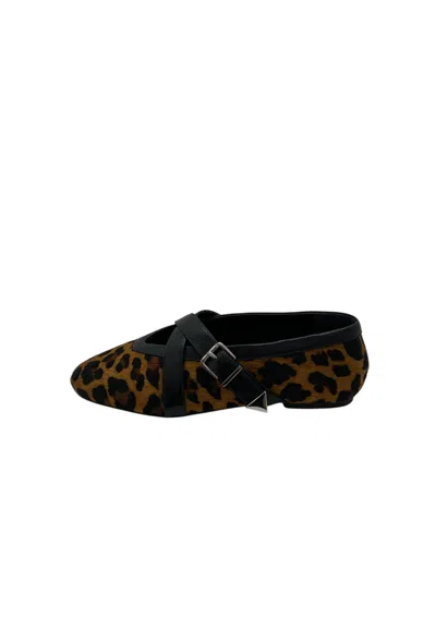 Schutz Maculated Horse Dancers Woman  With Buckle In Animal Print