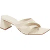 Schutz Madeline Mid Slide Sandal In White