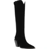 Schutz Maine Up Pointed Toe Boot In Black