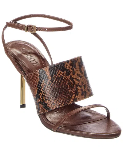 SCHUTZ MALENE LEATHER SANDAL