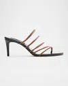 Schutz Malta Strappy Mule Heel In Black, Women's At Urban Outfitters In Sauvage
