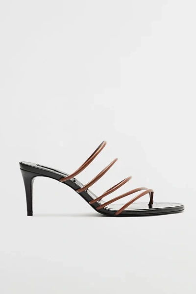 Schutz Malta Strappy Mule Heel In Black, Women's At Urban Outfitters