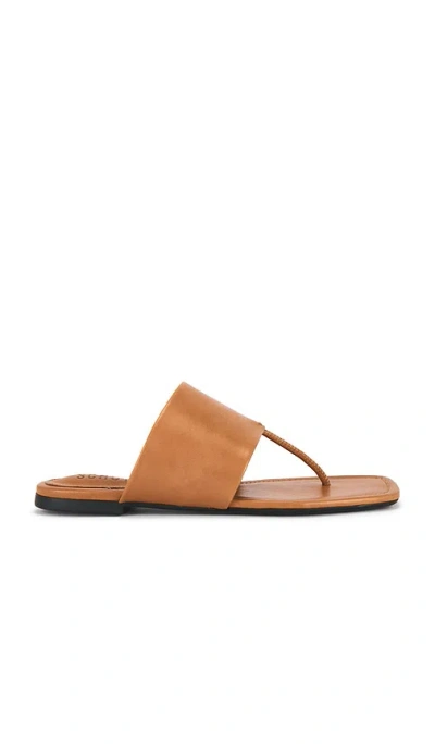 Schutz Martha Flat In Brown