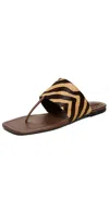 Schutz Martha Flat In Brown