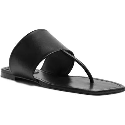 Schutz Martha Slide Sandal In Black