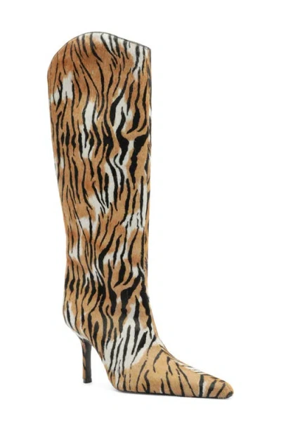 Schutz Mary Ellen Knee High Boot In Leopard Print