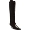 Schutz Maryana Pointed Toe Boot In Cherry Wine