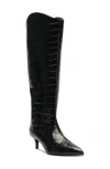 Schutz Abbey Knee High Boot In Black