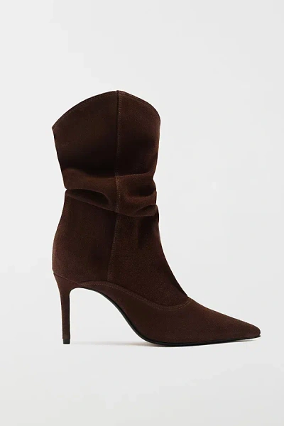 SCHUTZ MARYANA SLOUCH BOOT IN ROOT BROWN, WOMEN'S AT URBAN OUTFITTERS