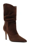 Schutz Maryana Slouch Pointed Toe Boot In Brown
