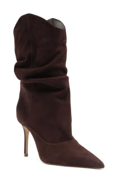 Schutz Maryana Slouch Pointed Toe Boot In Maplewood