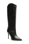 Schutz Maryana Studded Pointed Toe Boot
