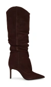 Schutz Maryana Up Slouch Boot In Brown