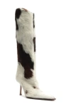 Schutz Maryana Wild Genuine Calf Hair Boot In Brown