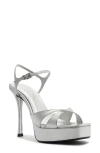 Schutz Maxine Ankle Strap Platform Sandal In Brown