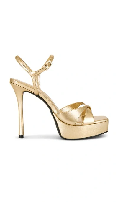 Schutz Maxine Platform Sandal In Gold