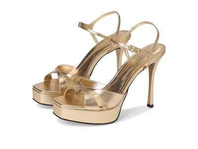 Schutz Maxine Platform Sandal In Gold
