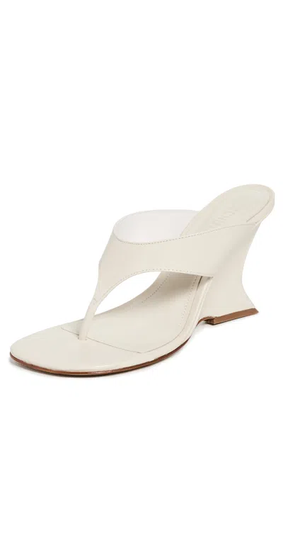 Schutz Maya Sandals Sugar White