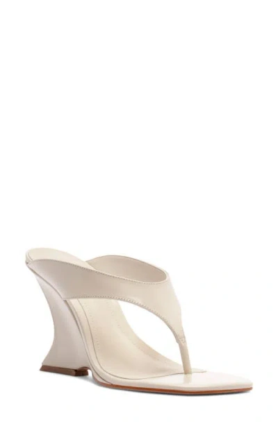 Schutz Maya Wedge Sandal In Neutral