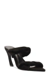 Schutz Meline Pointed Toe Slide Sandal In Black
