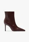 Schutz Mikki Mid Pointed Toe Bootie In Red