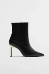 Schutz Mikki Weekend Leather Booties In Black
