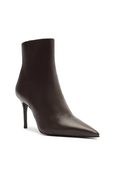 SCHUTZ MIKKI CASUAL ANKLE BOOTIE IN DARK CHOCOLATE, WOMEN'S AT URBAN OUTFITTERS