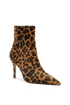 Schutz Mikki Casual Ankle Bootie In Leopard, Women's At Urban Outfitters In Brown