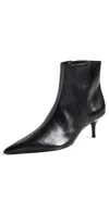 Schutz Mikki Mid Booties Black In Black