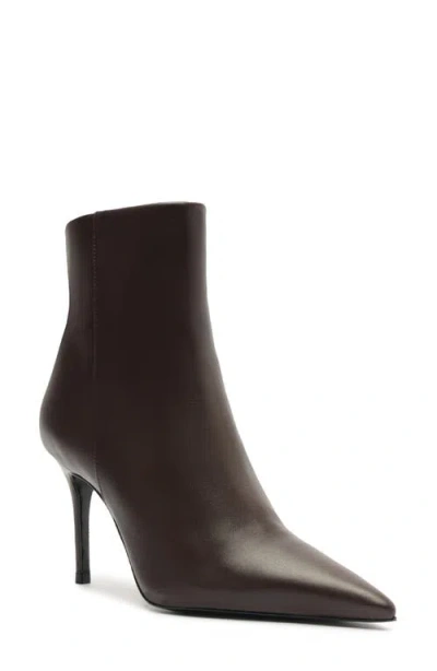 Schutz Women's Mikki High Stiletto Booties In Dark Brown