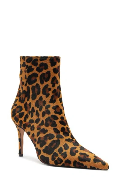 SCHUTZ SCHUTZ MIKKI POINTED TOE GENUINE CALF HAIR BOOTIE