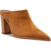 Schutz Mikki Pointed Toe Mule In Brown