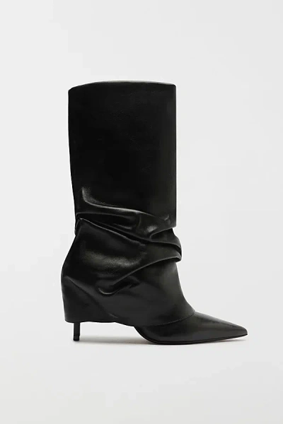 Schutz Mikki Slouch Boot In Black, Women's At Urban Outfitters In Multi