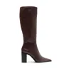 Schutz Mikki Up Block Knee-high Boot In Brown, Women's At Urban Outfitters In Brown